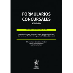FORMULARIOS CONCURSALES. 9ª Edición