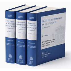 TRATADO DE DERECHO DE LA VIVIENDA.  3 Tomos.  B.O.E.